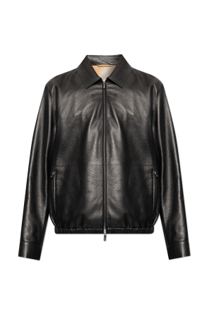 Black Leather jacket Givenchy - Vitkac Canada